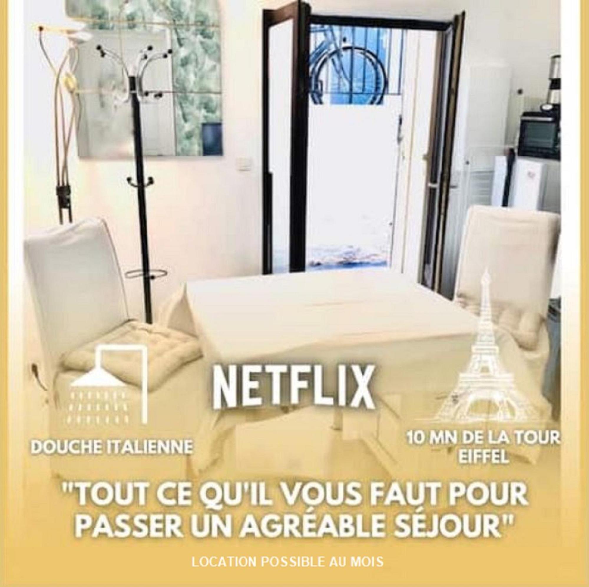 Appart Prive Parisien Avec Cuisine -St Charles - Near Beaugrenelle -Tour Eiffel 75015 Paris Bel Emplacement !! Apartment Paris
